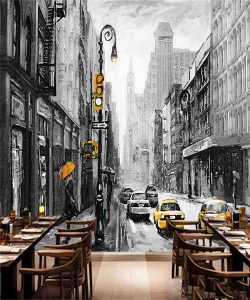 پوستر شهری و تاکسی
